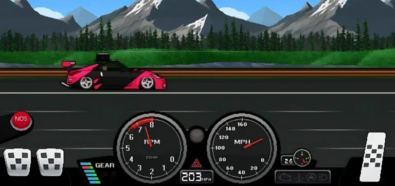 Home 5 pixel car racer mod apk