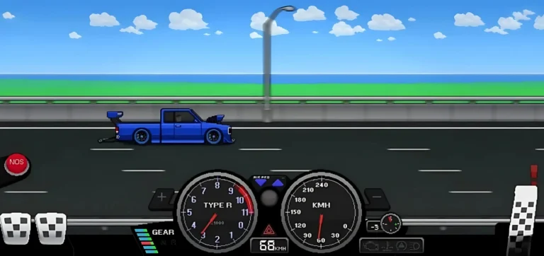 Home 2 pixel car racer mod apk