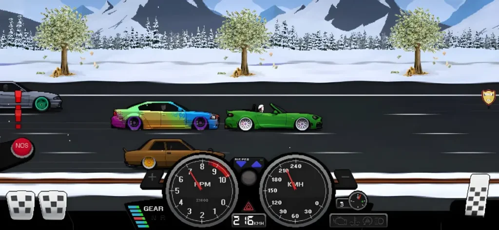 PC 2 Pixel Car Racer Mod APK
